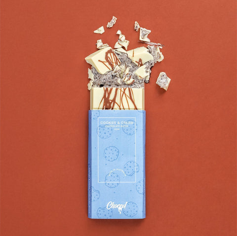 Choced Cookies and Cream Chocolate Block 2 Pack - iPantry UAE