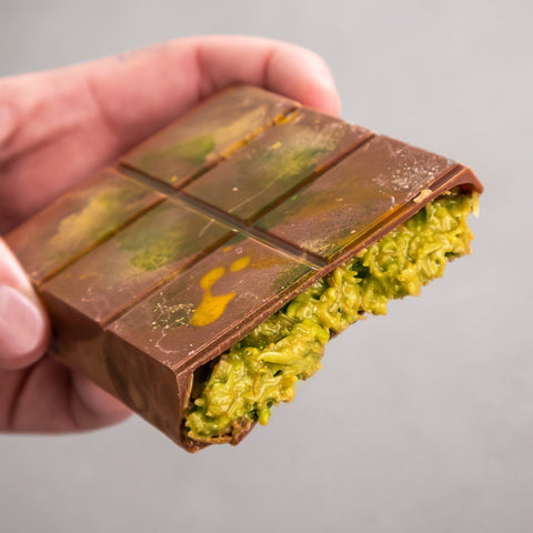 Choced Pistachio Kunafa Chocolate Block 2 Pack - iPantry UAE