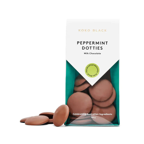 Koko Black Peppermint Dotties Milk | 100g - iPantry UAE