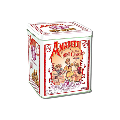 Amaretti Crunchy Cube Tin | 75g - iPantry UAE