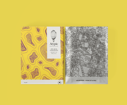 Atypic 50% Heart of Pacific Milk Chocolate | 70g - iPantry