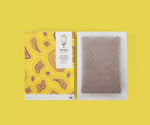 Atypic 50% Heart of Pacific Milk Chocolate with Biscuit Crumb | 20g - iPantry