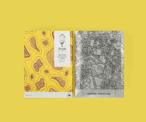 Atypic 50% Heart of Pacific Milk Chocolate with Biscuit Crumb | 20g - iPantry