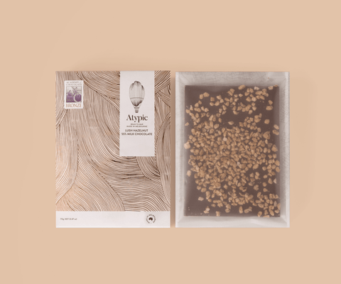 Atypic 55% Milk Chocolate Hazelnut Lush | 70g - iPantry