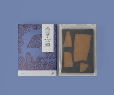Atypic 72% Vanuatu Dark Chocolate with Caramel Brittle | 70g - iPantry