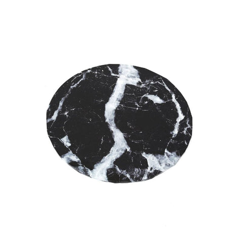 Bake Group Food Presentation Board (Black Marble) - 10" Round - iPantry UAE