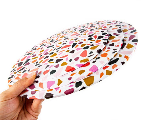 Bake Group Food Presentation Board (Terrazzo) - 10" Round - iPantry UAE