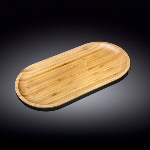 Bamboo Oblong Dish 20.5x10cm - iPantry UAE