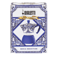 Bialetti Dolce & Gabbana Mediterranean Blue Bialetti Moka Induction 6 Cup - iPantry UAE