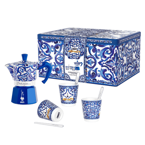 Bialetti Dolce & Gabbana Mediterranean Blue Gift Set - iPantry UAE