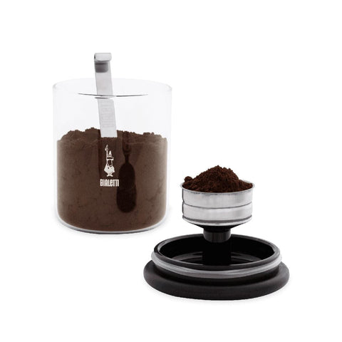 Bialetti Glass Coffee Jar with Moka Top - iPantry
