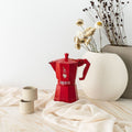Bialetti Moka Exclusive Red 6 Cup - iPantry UAE