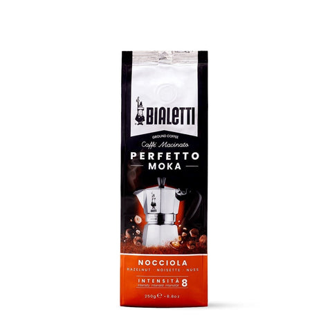 Bialetti Perfetto Moka Hazelnut Ground Coffee | 250g - iPantry UAE