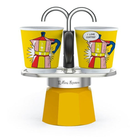 Bialetti Set Mini Express Lightenstein & 2 Bicchierini - iPantry UAE