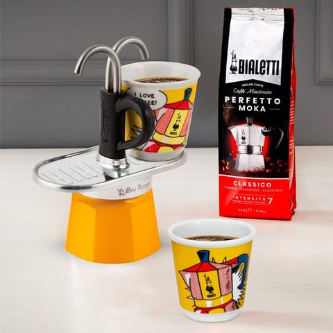 Bialetti Set Mini Express Lightenstein & 2 Bicchierini - iPantry UAE