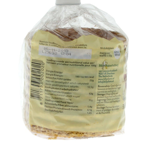 Billy's Farm Organic Wheat Syrup Waffles | 315g - iPantry