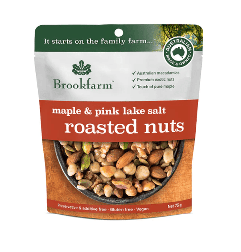 Brookfarm Maple and Pink Lake Salt Roasted Nuts | 75g - iPantry