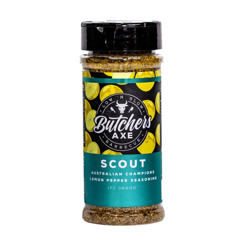 Butchers Axe Scout Lemon Pepper Seasoning | 170g - iPantry UAE