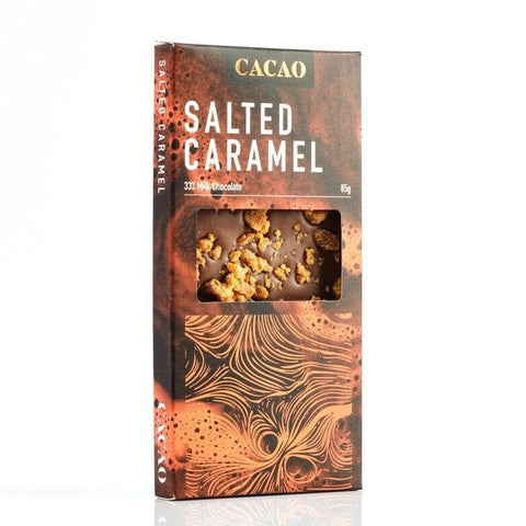 Cacao Salted Caramel Chocolate Bar | 85g - iPantry UAE