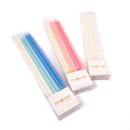 Cake & Candle Blue Glitter Cake Candles 12 Pack - iPantry