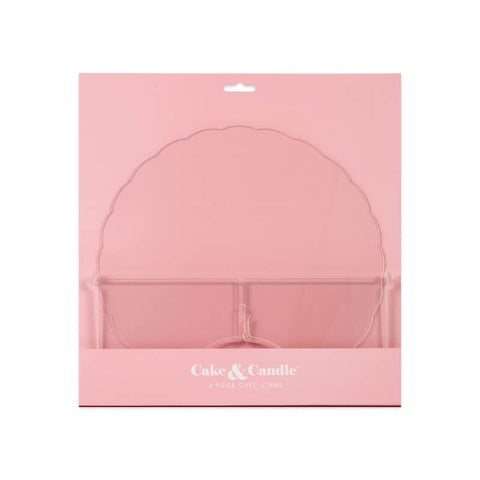 Cake & Candle Plateau Gateau 3 - Piece Cake Stand (Clear) - iPantry UAE