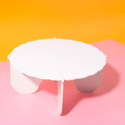 Cake & Candle Plateau Gateau 3 - Piece Cake Stand (White) - iPantry UAE