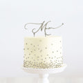 Cake & Candle Silver Metal Cake Topper - Mum - iPantry UAE