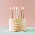 Cake & Candle Spiral Cake Candles Silver 12 Pack - iPantry UAE