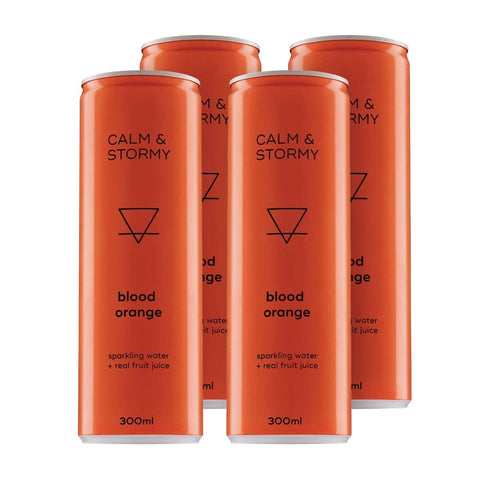 Calm & Stormy Blood Orange 4 Pack | 300mL - iPantry
