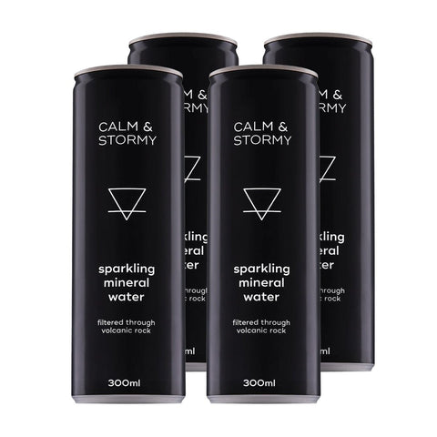 Calm & Stormy Sparkling Mineral Water 4 Pack | 300mL - iPantry