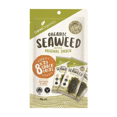Ceres Organics Roasted Seaweed Snack Pack | 8 x 2g - iPantry UAE