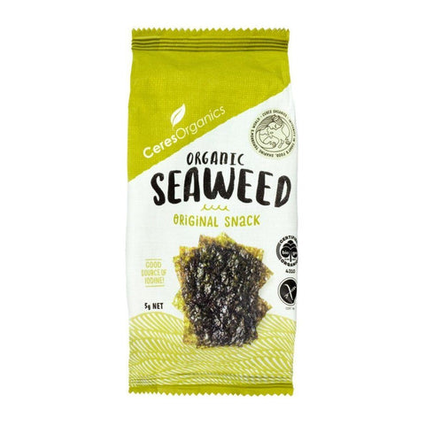 Ceres Organics Seaweed Snack Original | 5g - iPantry UAE