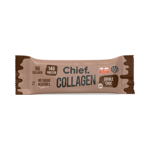 Chief Nutrition Double Choc Collagen Bar | 45g - iPantry UAE