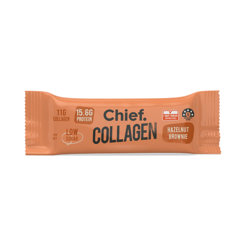 Chief Nutrition Hazelnut Brownie Collagen Bar | 45g - iPantry UAE