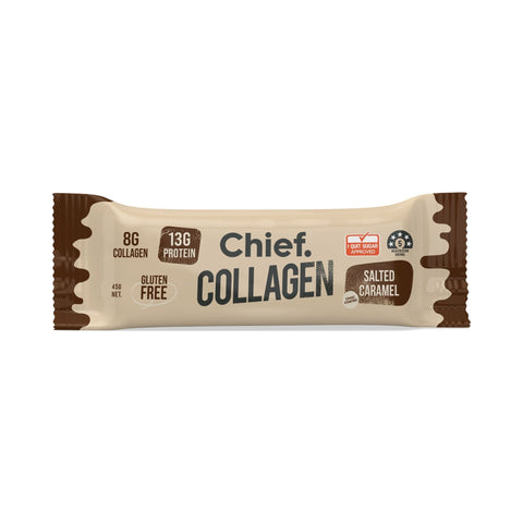 Chief Nutrition Salted Caramel Collagen Bar | 45g - iPantry UAE