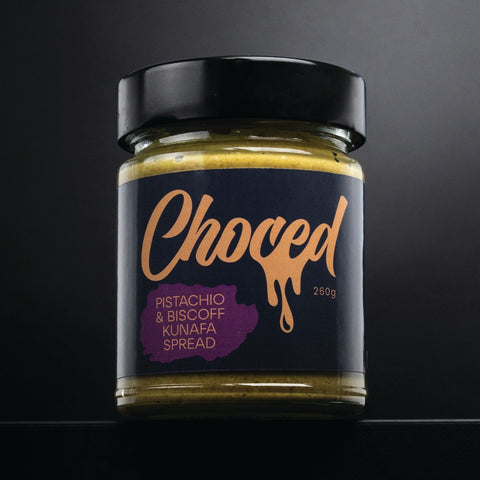 Choced Pistachio & Biscoff Kunafa Spread | 260g - iPantry UAE