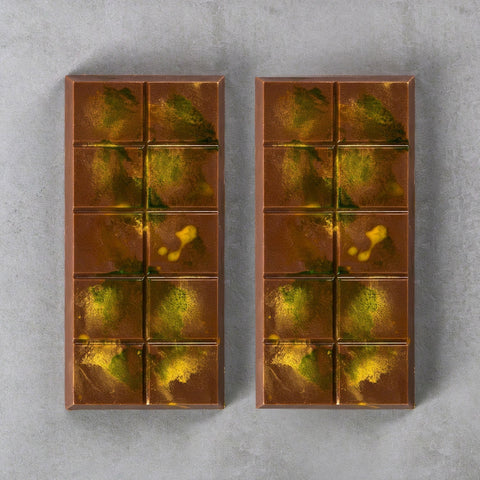 Choced Pistachio Kunafa Chocolate Block 2 Pack - iPantry UAE