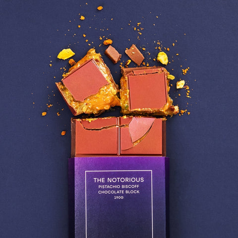 Choced The Notorious Pistachio Biscoff Chocolate Block - iPantry UAE