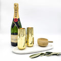 Clinq Gold Champagne Flutes | 200mL - iPantry UAE