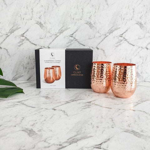 Clinq Stemless Copper Glasses | 450mL - iPantry UAE