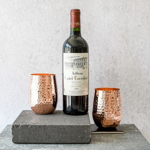 Clinq Stemless Copper Glasses | 450mL - iPantry UAE