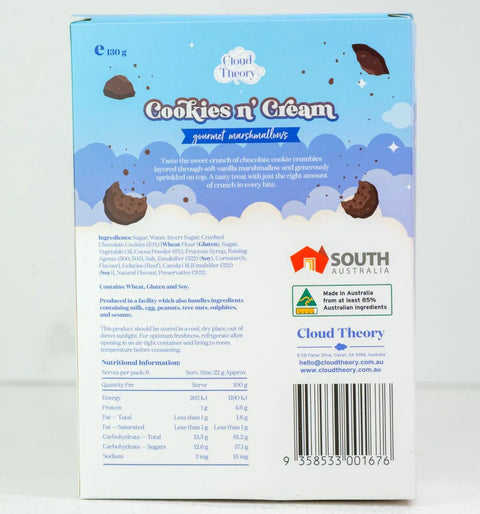 Cloud Theory Cookies & Cream Gourmet Marshmallow 6 Pack | 130g - iPantry