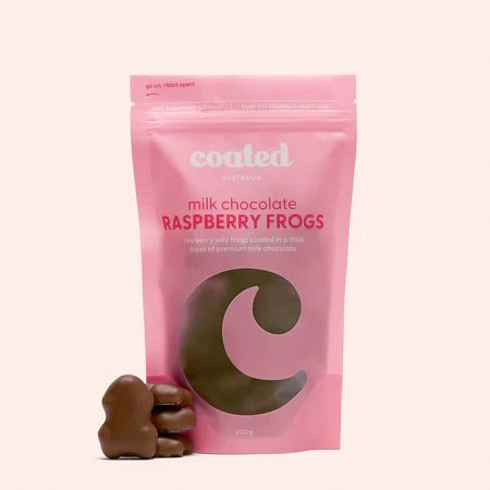 Coated Milk Raspberry Frogs | 200g - iPantry