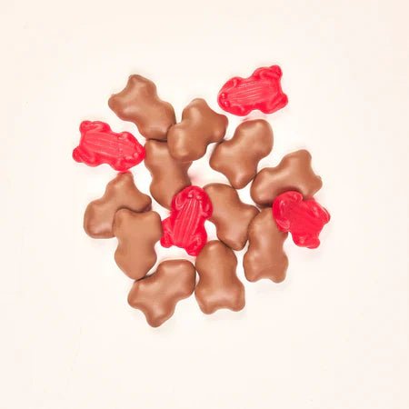 Coated Milk Raspberry Frogs | 200g - iPantry