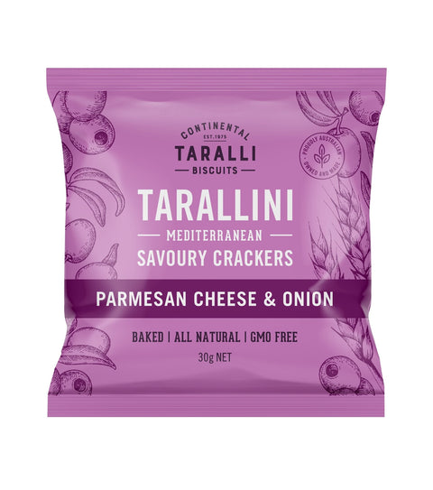 Continental Taralli Biscuit Parmesan Cheese Onion Tarallini | 30g - iPantry