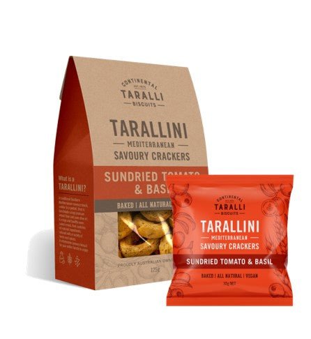 Continental Taralli Biscuit Sundried Tomato Basil Tarallini | 125g - iPantry