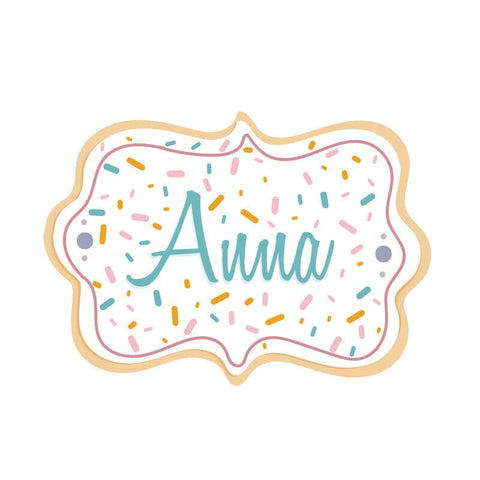 Coo Kie Name Plaque Cookie Cutter - iPantry UAE