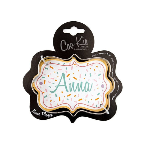 Coo Kie Name Plaque Cookie Cutter - iPantry UAE