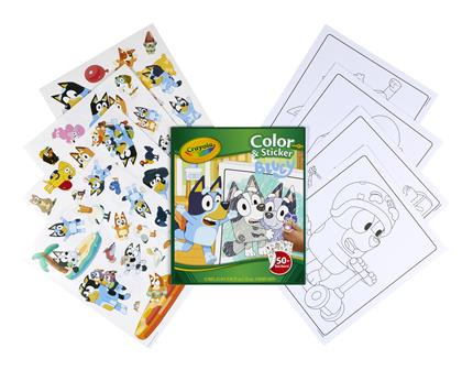 Crayola Bluey Colour & Sticker book - iPantry UAE