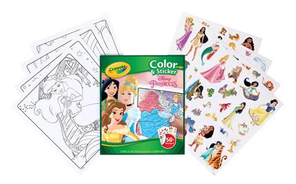 Crayola Disney Princess Colour & Sticker book - iPantry UAE